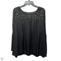 Top Long Sleeve By Lane Bryant In Black & Green, Size: 16