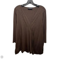 Top Long Sleeve By Lane Bryant In Brown, Size: 18/20