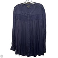 Top Long Sleeve By Lane Bryant In Navy, Size: 18