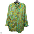 Top Long Sleeve By Lauren By Ralph Lauren In Paisley Print, Size: 2x