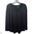 Top Long Sleeve By Loft In Black, Size: M