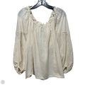 Top Long Sleeve By Max Studio In Cream, Size: Xl