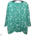 Top Long Sleeve By Palm Grove In Aqua, Size: 2x