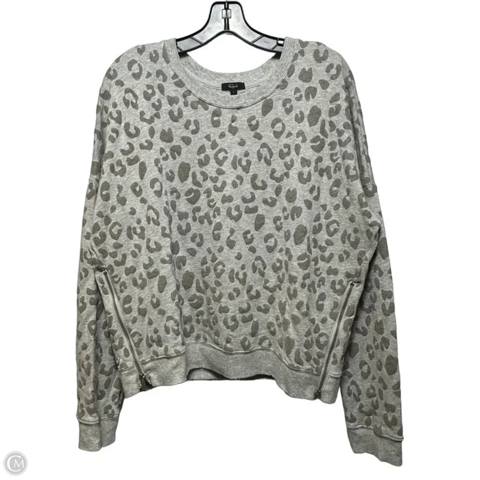 Top Long Sleeve By Rails In Animal Print, Size: L