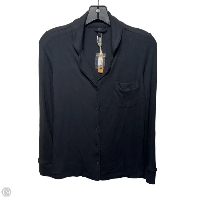Top Long Sleeve By Skims In Black, Size: XXS