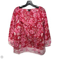 Top Long Sleeve By Talbots In Floral Print, Size: L