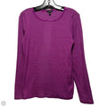 Top Long Sleeve By Talbots In Striped Pattern, Size: M