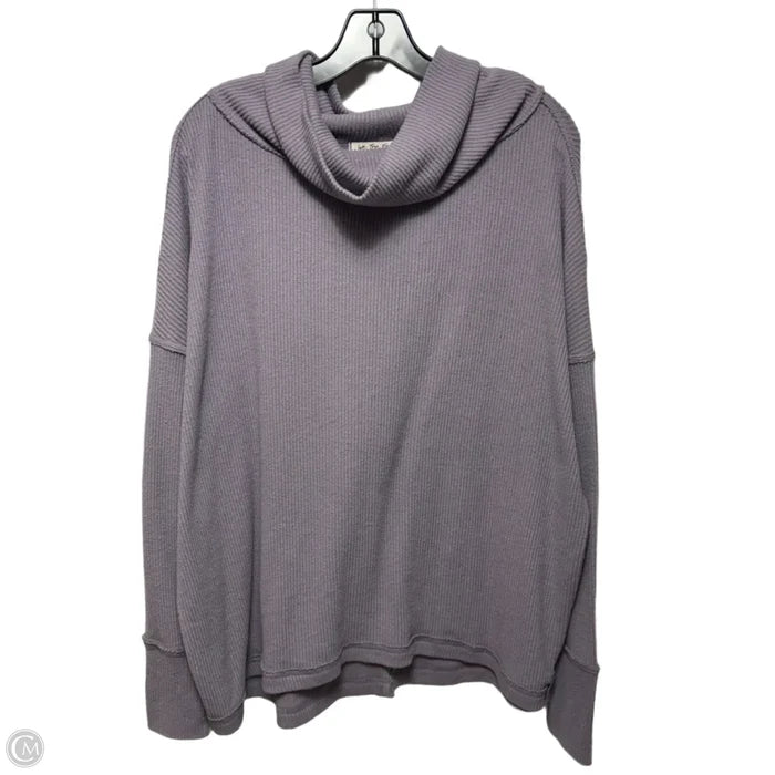 Top Long Sleeve By We The Free In Purple, Size: Xs