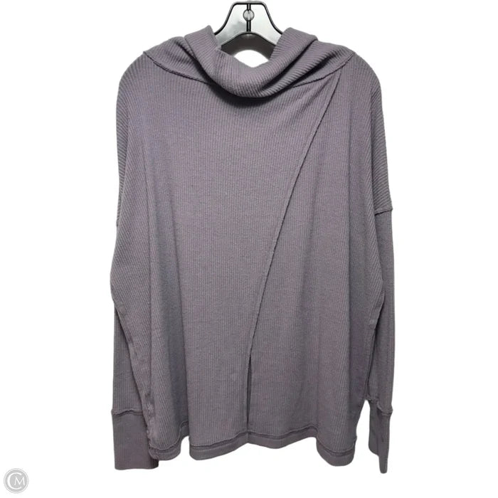 Top Long Sleeve By We The Free In Purple, Size: Xs