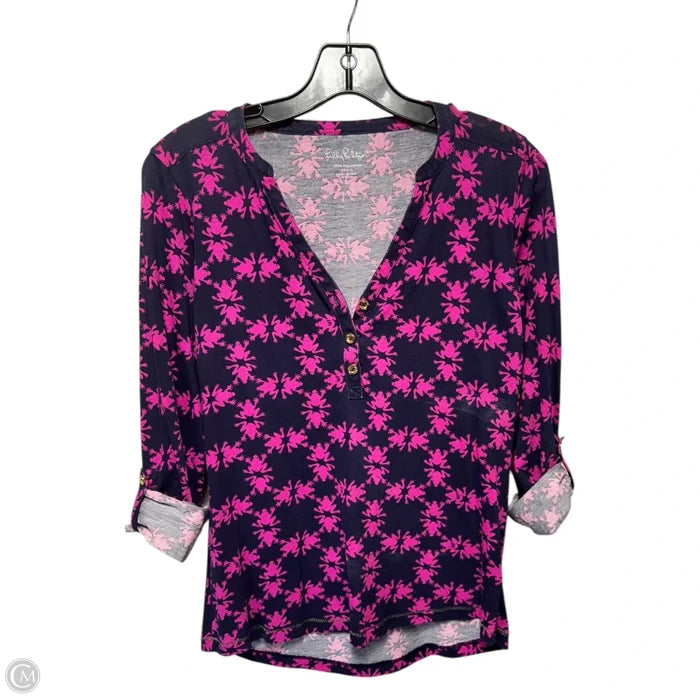 Top Long Sleeve Designer By Lilly Pulitzer In Animal Print, Size: S
