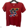 Top Short Sleeve Basic By J. Crew In Red, Size: Xs