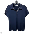 Top Short Sleeve By Anatomie In Navy, Size: L