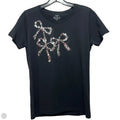 Top Short Sleeve By J. Crew In Black, Size: S
