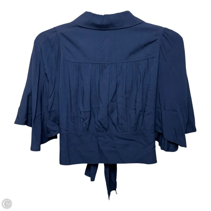 Top Short Sleeve By Maeve In Navy, Size: 0