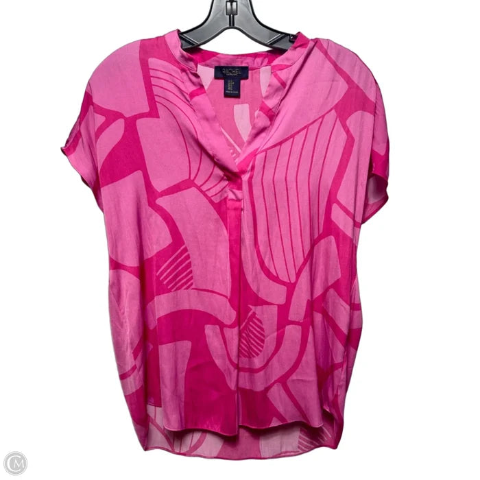 Top Short Sleeve By Rachel Roy In Pink, Size: S