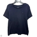 Top Short Sleeve By Tommy Hilfiger In Navy, Size: Xxl