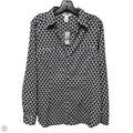 Top Short Sleeve By White House Black Market In Geometric Pattern, Size: 12
