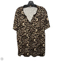 Top Short Sleeve In Leopard Print, Size: 22