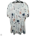Top Short Sleeve Unbranded In Floral Print, Size: 3x