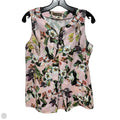 Top Sleeveless By Crosby In Floral Print, Size: S
