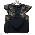 Top Sleeveless By Express In Black & Tan, Size: S