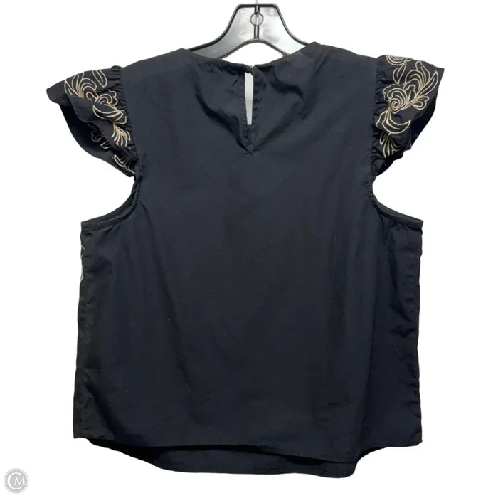 Top Sleeveless By Express In Black & Tan, Size: S