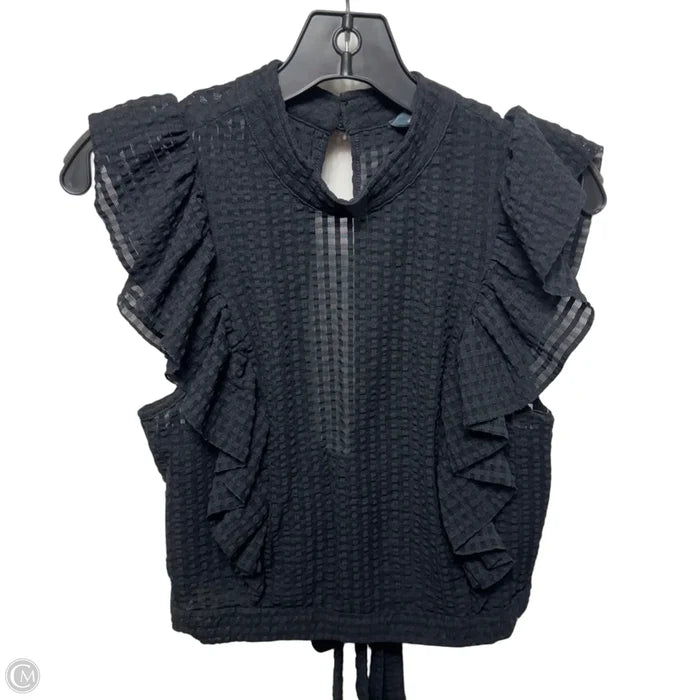 Top Sleeveless By Maeve In Black, Size: M