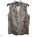 Top Sleeveless By Renuar In Floral Print, Size: M