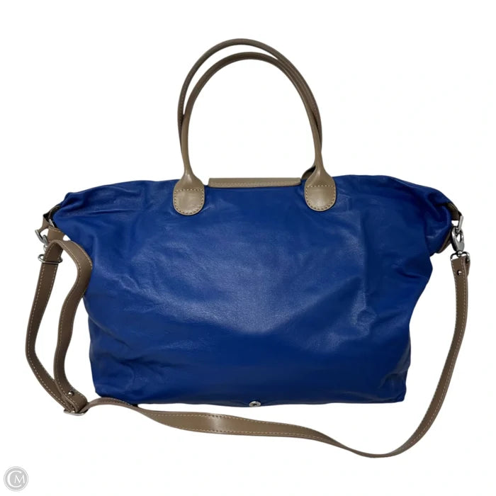 Tote Leather By Sera, Size: Large