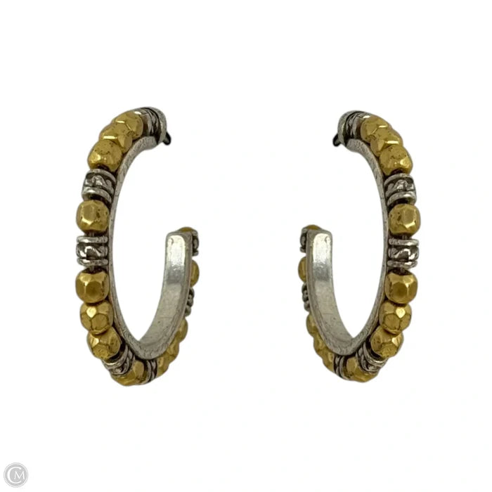 Two Tone Hoop Earrings