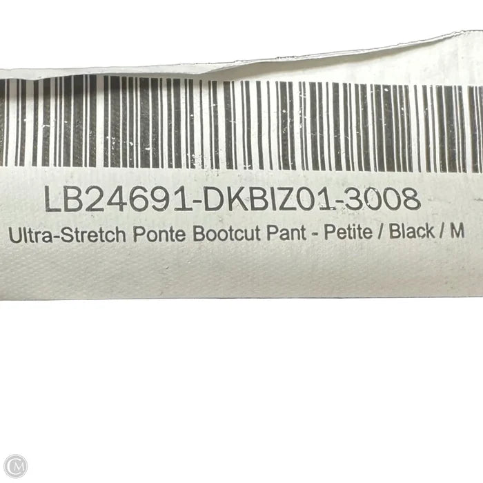 Ultra Stretch Ponte Bootcut Pants By Quince In Black, Size: M PETITE