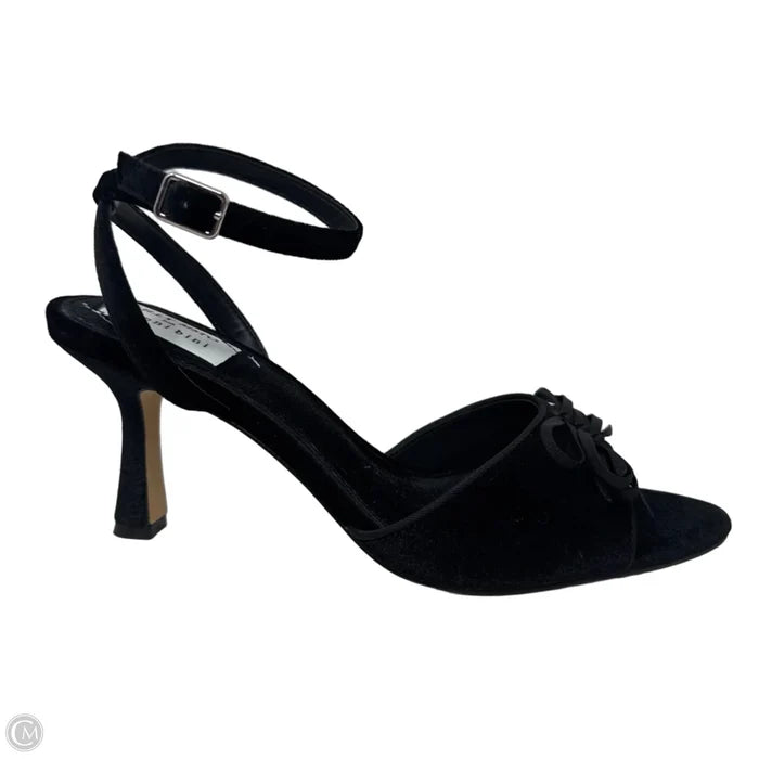 Velvet Shoes Heels By Gianni Bini In Black, Size: 8