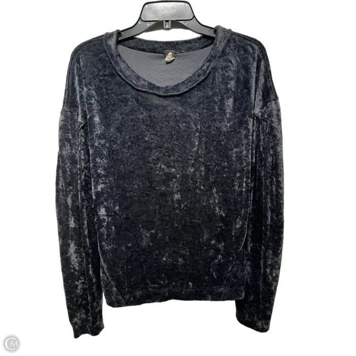 Velvet Top Long Sleeve By We The Free In Grey, Size: S