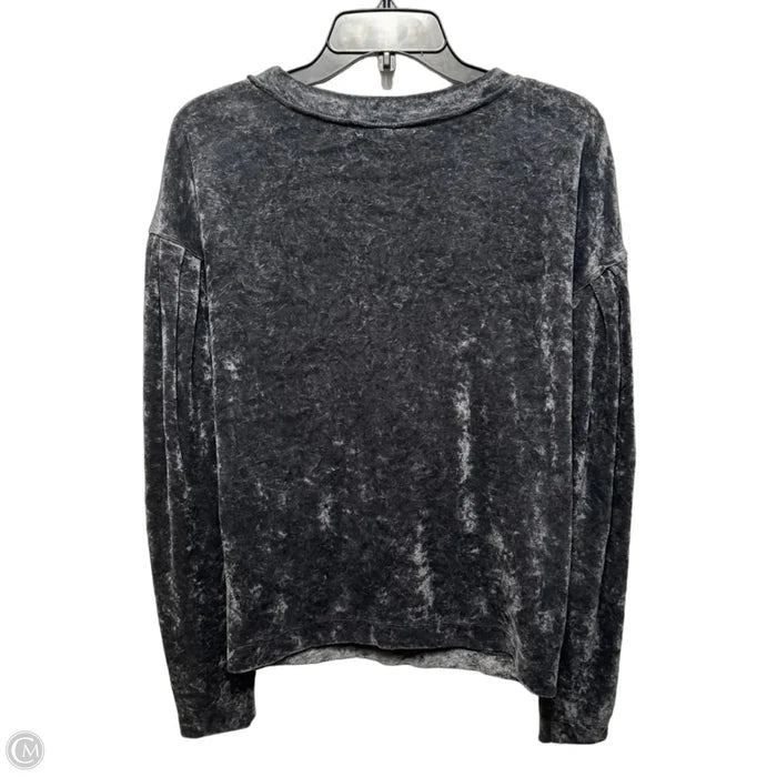 Velvet Top Long Sleeve By We The Free In Grey, Size: S