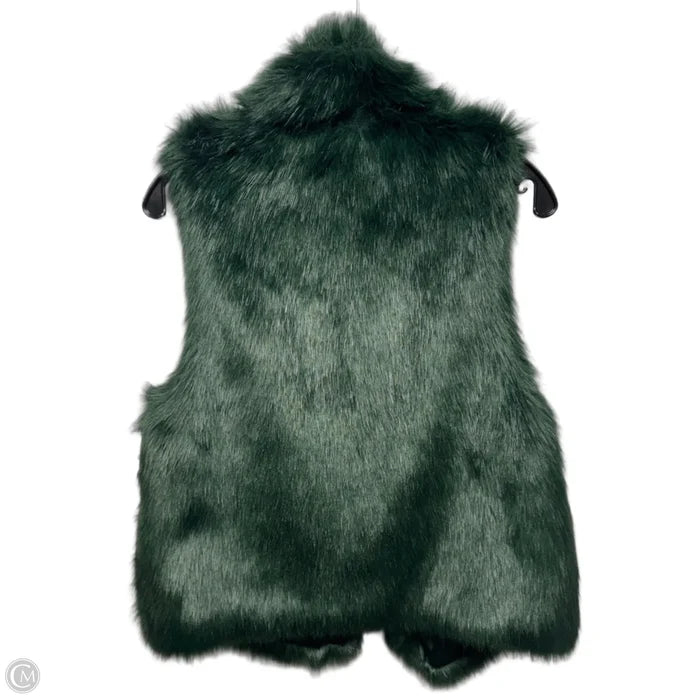 Vest Faux Fur By Gibson And Latimer In Green, Size: S