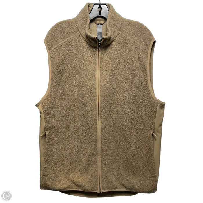 Vest Fleece By Lululemon In Tan, Size: Xl