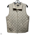 Vest Puffer & Quilted By Eileen Fisher In Cream, Size: L