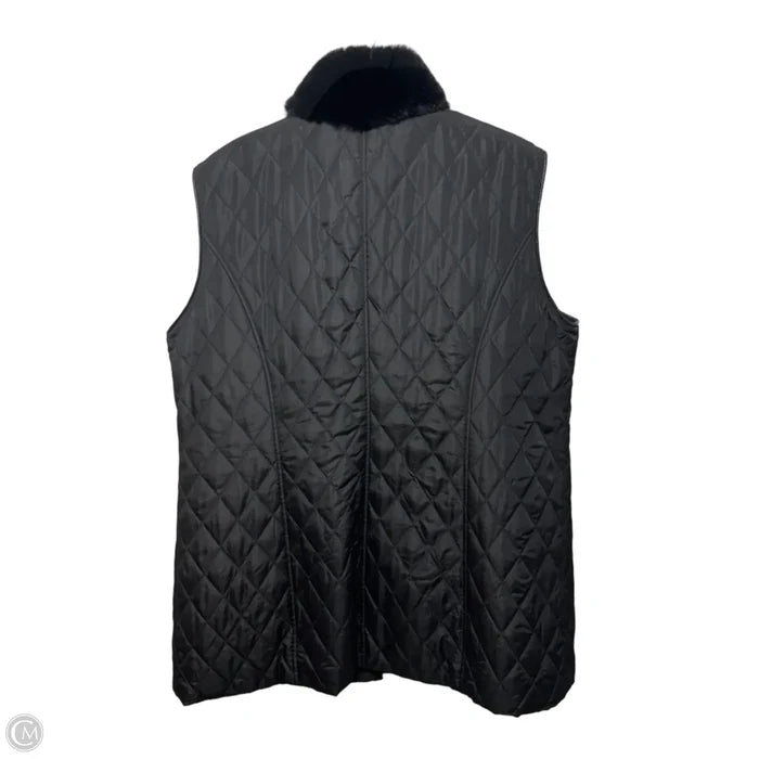 Vest Rabbit Fur By Rex Rabbit China In Black, Size: Xl