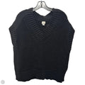 Vest Sweater By A New Day In Black, Size: Xl
