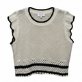 Vest Sweater By Gilli In Cream, Size: L