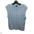 Vest Sweater By Talbots In Blue, Size: M