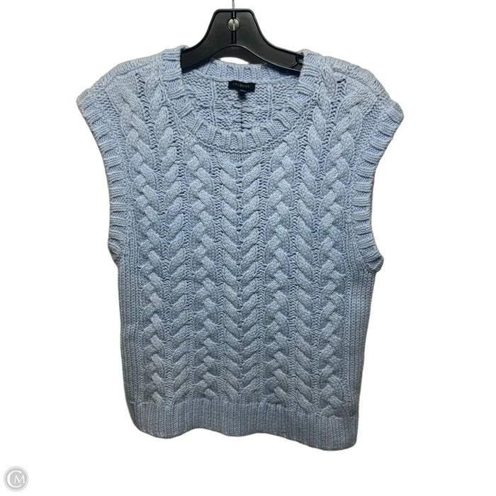 Vest Sweater By Talbots In Blue, Size: M