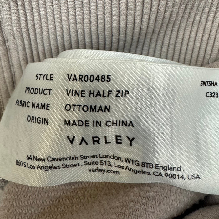 Vine Half Zip Jacket By Varley In Cream, Size: Xl