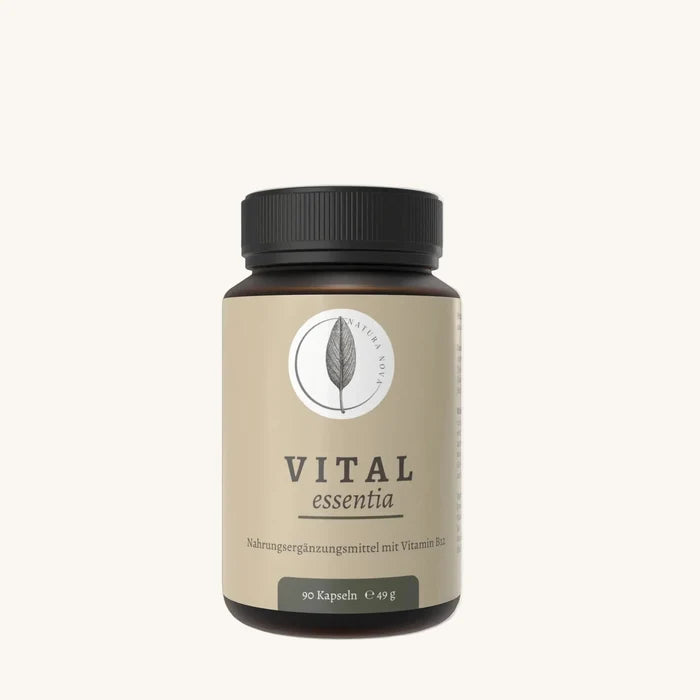 Natura Nova Vital essentia Nahrungsergaenzung Pflanzenkraft Frontansicht