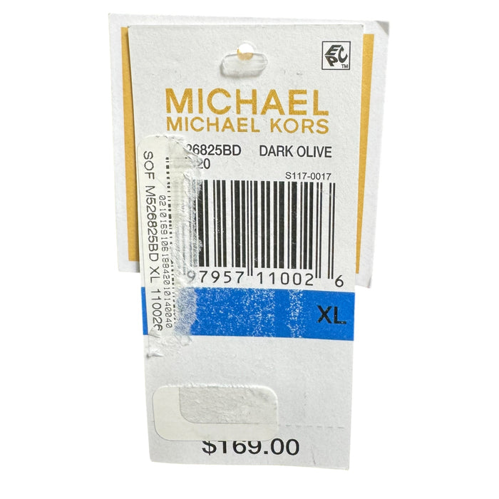 Water Resistant Coat Parka By Michael By Michael Kors In Green, Size: XL