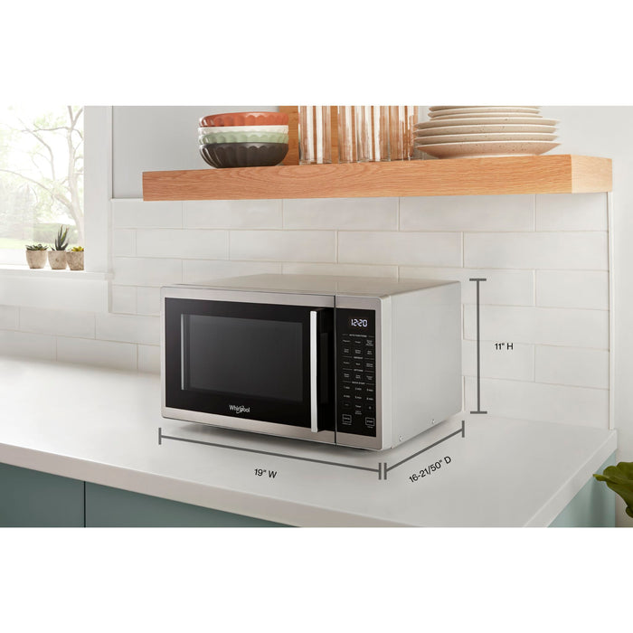 Whirlpool 0.9 cu. ft. Capacity Countertop Microwave with 900 Watt Cooking Power (YWMC30309LS)