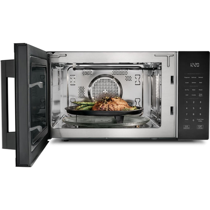 Whirlpool 1.0 cu. ft. Black All-In-One Multifunctional Countertop Microwave With Air Fry - 900 watt -Black (WMCS5522RB)