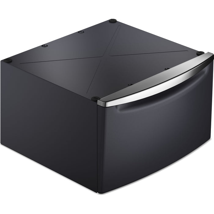 Whirlpool 15.5" (39.4 cm) Pedestal for Front Load Washer and Dryer with Storage - Midnight Steel (XHPC155RF)