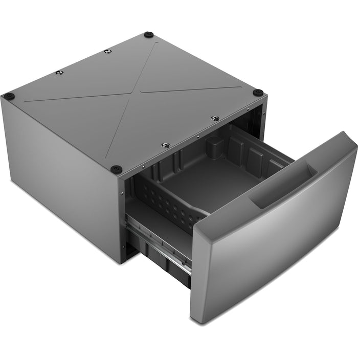 Whirlpool 15.5" Pedestal for Front Load Washer and Dryer with Storage - Core Silver (WFP2715RR)
