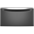 Whirlpool 15.5" Pedestal for Front Load Washer and Dryer with Storage - Volcano Black (XHPC155MBK)